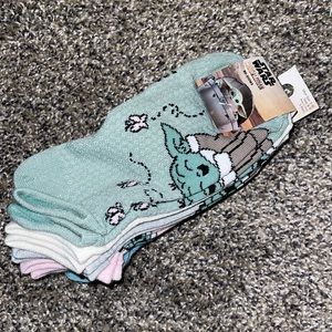 5 Pack Disney Yoda StarWars Socks